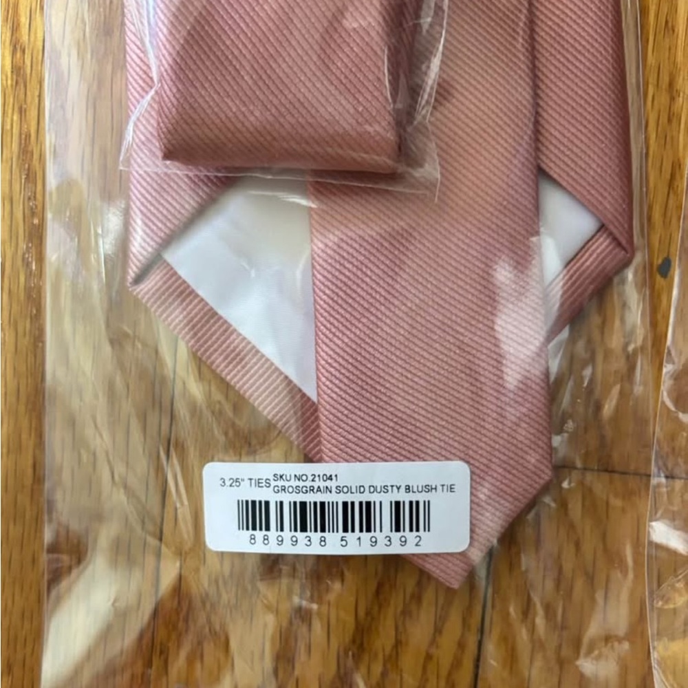 Tie Bar, set of 13, NWT, Dusty Blush Grosgrain - Picture 2 of 5